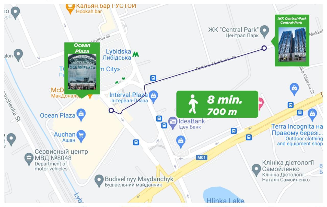 Petrovdom Apartaments 8-188 In Rc Central Park, 7 John Mccain Street Kijev Kültér fotó